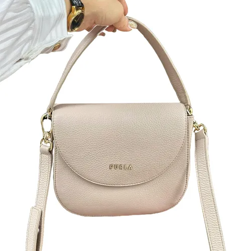 Túi xách - Túi Đeo Chéo Nữ Furla Crossbody Bag Màu Kem D-RS - Vua Hàng Hiệu