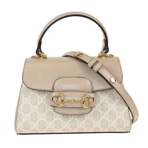 Túi Đeo Chéo Nữ Gucci Mini Horsebit 1955 GG Supreme - Túi Xách Sang Trọng Màu Be, Thời Trang Hiện Đại từ Ý