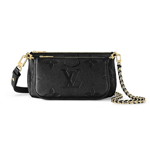 Louis Vuitton Túi đeo chéo - Túi Đeo Chéo Nữ Louis Vuitton LV Multi Pochette Accessoires M80399 Màu Đen - Vua Hàng Hiệu