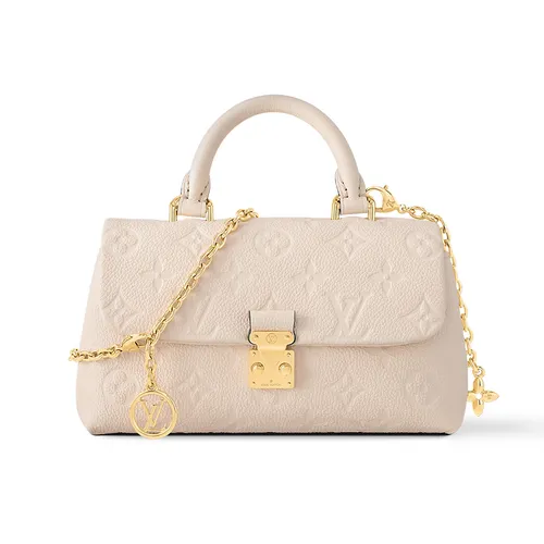 Louis Vuitton Túi đeo chéo - Túi Đeo Chéo Nữ Louis Vuitton LV Nano Madeleine M12145 Màu Trắng Kem - Vua Hàng Hiệu