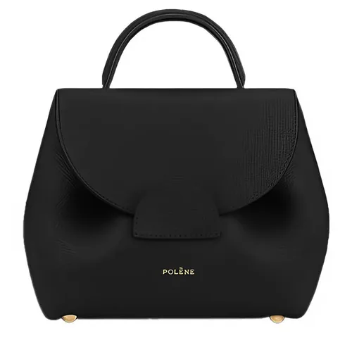 Túi Đeo Chéo Nữ Polène Numéro Un Nano Edition Textured Black Crossbody Bag Màu Đen - Túi xách - Vua Hàng Hiệu