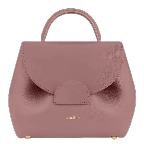 Túi xách - Túi Đeo Chéo Nữ Polène Numéro Un Nano Edition Textured Lilac Crossbody Bag Màu Hồng Đậm - Vua Hàng Hiệu