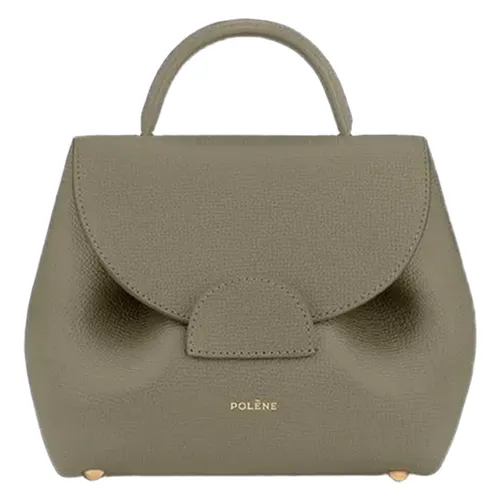 Túi xách - Túi Đeo Chéo Nữ Polène Numéro Un Nano Edition Textured Olive Crossbody Bag Màu Xanh Olive - Vua Hàng Hiệu