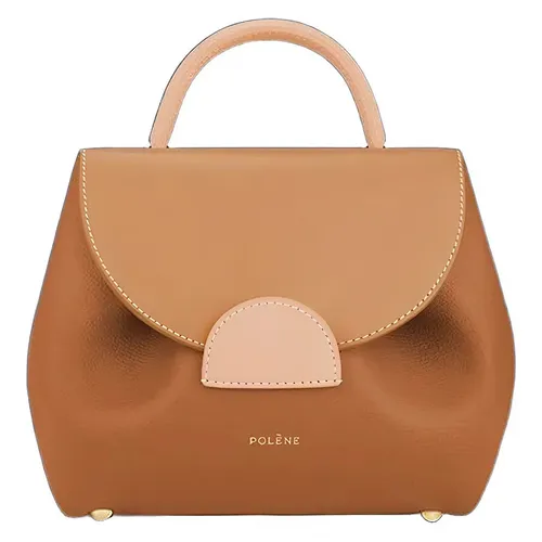 Túi xách - Túi Đeo Chéo Nữ Polène Numéro Un Nano Edition Trio Camel Crossbody Bag Màu Nâu Camel - Vua Hàng Hiệu