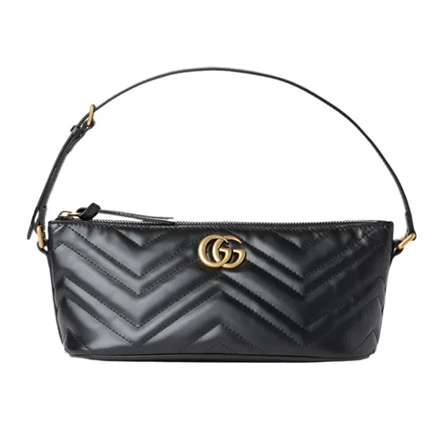 Túi Đeo Vai Nữ Gucci GG Marmont Shoulder Bag Màu Đen - Túi xách - Vua Hàng Hiệu