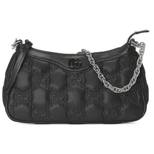 Túi Đeo Vai Nữ Gucci GG Matelassé Handbag 735049-FABLA-1000 Màu Đen - Túi xách - Vua Hàng Hiệu