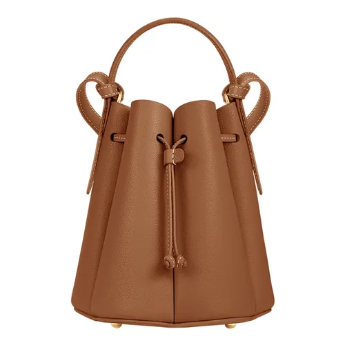 Túi xách - Túi Xách Nữ Polène Numéro Huit Mini Edition Textured Màu Nâu Camel - Vua Hàng Hiệu