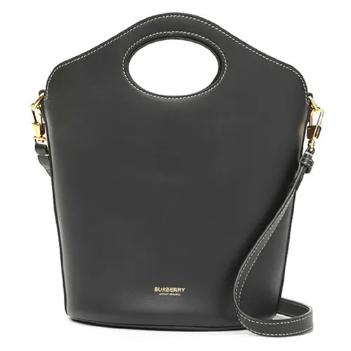 Túi Xách Tay Nữ Burberry Small Leather Pocket Bucket Bag 80462401 Màu Đen - Túi xách - Vua Hàng Hiệu