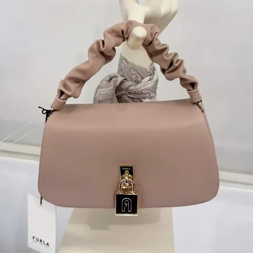 Túi xách - Túi Xách Tay Nữ Furla Artemis Mini Crossbody Màu Hồng Da - Vua Hàng Hiệu