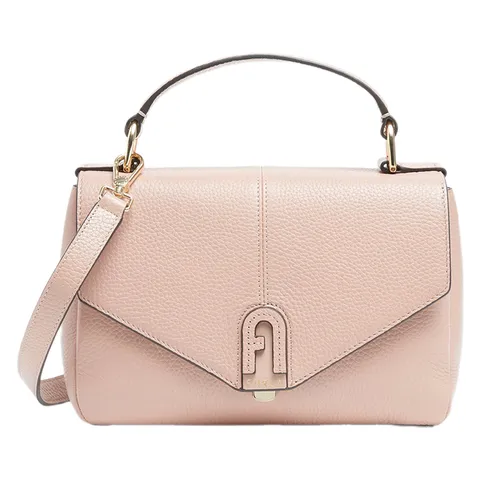 Túi xách - Túi Xách Tay Nữ Furla Dafne Top Handle Bag Màu Hồng Nude - Vua Hàng Hiệu