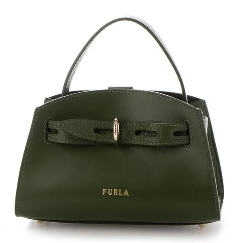 Túi xách - Túi Xách Tay Nữ Furla Margherita Mini Top Handle Màu Xanh Lá - Vua Hàng Hiệu
