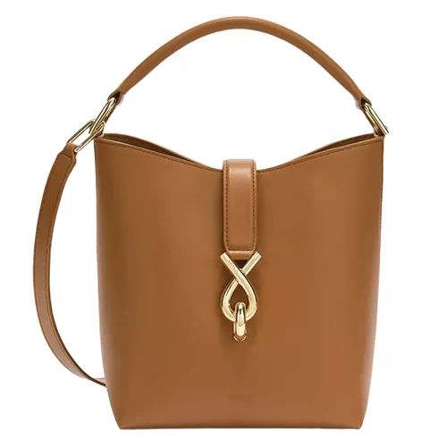 Túi xách - Túi Xách Tay Nữ Furla Mianova S Bucket Bag Màu Nâu - Vua Hàng Hiệu