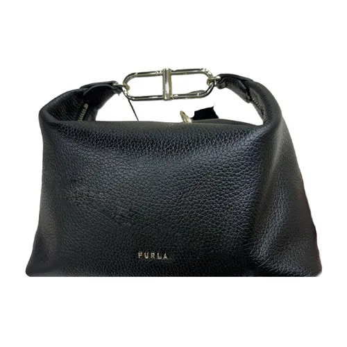Túi Xách Tay Nữ Furla Teia 3Way Black Handbag Màu Đen - Túi xách - Vua Hàng Hiệu