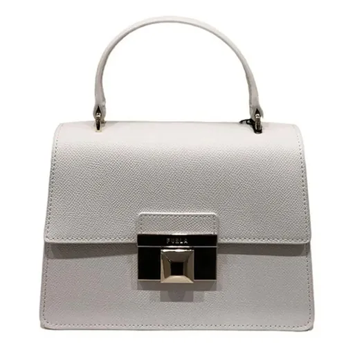 Túi xách - Túi Xách Tay Nữ Furla Top Venere Top Handle Bag Màu Trắng - Vua Hàng Hiệu