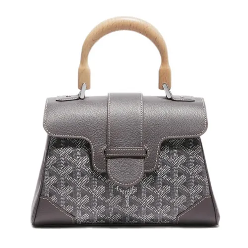 Túi Xách Tay Nữ Goyard Saigon Souple Mini Handle Bag Màu Xám N-QL - Túi xách - Vua Hàng Hiệu