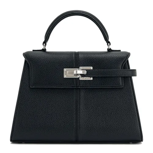 Túi Xách Tay Nữ JW Pei Elise Large Top Black Handle Bag Màu Đen - Túi xách - Vua Hàng Hiệu
