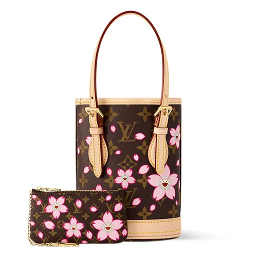 Túi Xách Tay Nữ Louis Vuitton LV x TM Nano Bucket M13417 Màu Nâu Be - Túi xách - Vua Hàng Hiệu