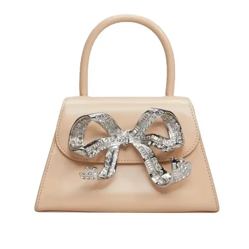 Self-Portrait - Túi Xách Tay Nữ Self-Portrait Leather Handbag 47885136 Màu Be - Vua Hàng Hiệu
