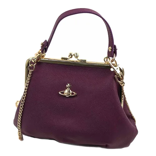 Túi Xách Tay Nữ Vivienne Westwood Granny Frame Purse Purple 52020003-L001N-J401 Màu Tím - Túi xách - Vua Hàng Hiệu