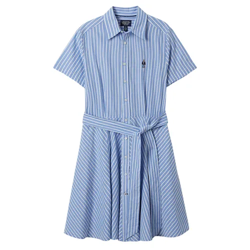 Váy Nữ WHOAU Steve Short Sleeve Strap Shirts Dress WHOWF2401F Màu Xanh Blue Size S - Thời trang - Vua Hàng Hiệu
