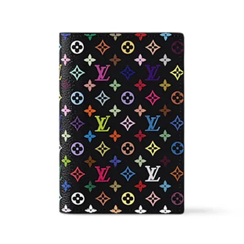 Túi xách - Ví Đựng Hộ Chiếu Louis Vuitton LV x TM M13414 Màu Đen Hoạ Tiết D- TT - Vua Hàng Hiệu