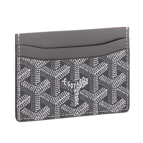Goyard - Ví Đựng Thẻ Goyard Saint Sulpice Card Wallet Grey Màu Xám - Vua Hàng Hiệu