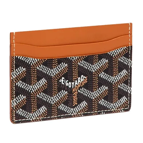 Goyard - Ví Đựng Thẻ Goyard Saint Sulpice Card Wallet Màu Nâu Đen - Vua Hàng Hiệu