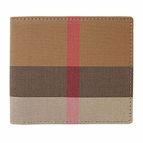 Túi xách Burberry Nam Ví - Ví Nam Burberry Leg CC Half Wallet 8084562 A2201 Phối Màu - Vua Hàng Hiệu