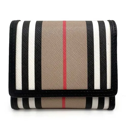 Ví Nữ Burberry Lancaster Striped Half Wallet 80730821 Phối Màu D-HH - Túi xách - Vua Hàng Hiệu
