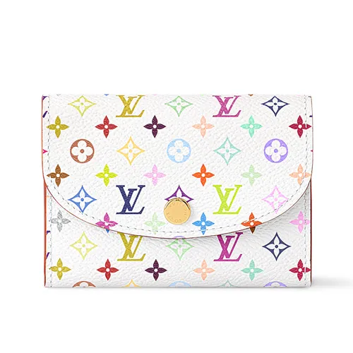Túi xách - Ví Nữ Louis Vuitton Rosalie LV x TM Monogram Wallet M13399 Màu Trắng D- TT - Vua Hàng Hiệu