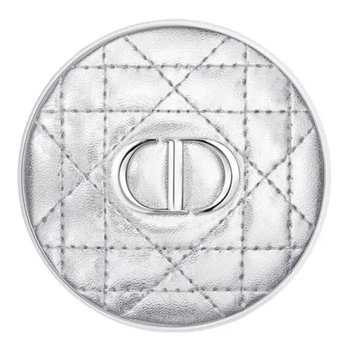 Trang điểm - Vỏ Hộp Phấn Nước Dior Forever Cushion Case Compact For Foundation Refill Silver Cannage Màu Bạc - Vua Hàng Hiệu