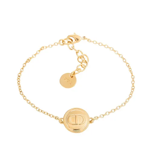 Vòng Đeo Tay Nữ Dior Christian Petit CD Charm Bracelet B1413PTCMT Màu Vàng - Trang sức - Vua Hàng Hiệu