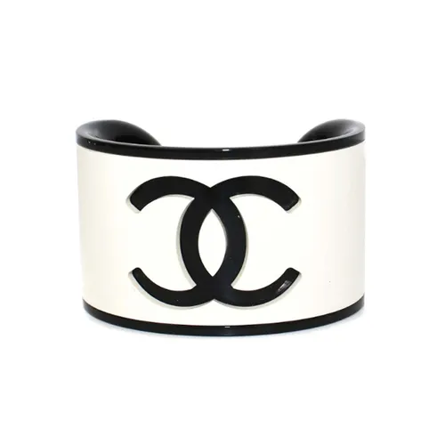 Trang sức Gucci Vòng đeo tay - Vòng Đeo Tay Nữ Gucci CC Black & White Bracelet Màu Trắng - Vua Hàng Hiệu