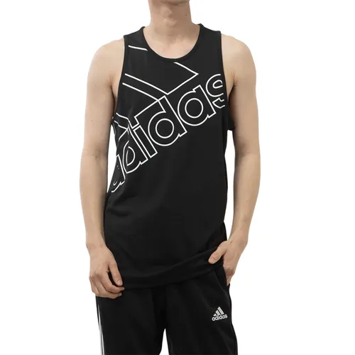 Thời trang Áo ba lỗ - Áo Ba Lỗ Nam Adidas M TRN Graphic Tank Top IY6370 Màu Đen Size S - Vua Hàng Hiệu