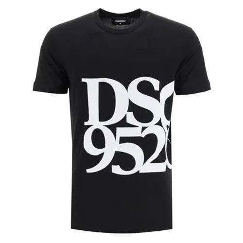 DSquared2 Áo phông - Áo Phông Nam Dsquared2 Cotton Tshirt S71GD0998 Màu Đen Size S - Vua Hàng Hiệu