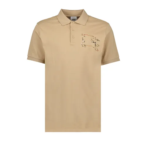 Áo Polo Nam Burberry Cavalier 8072704 Màu Be Size S