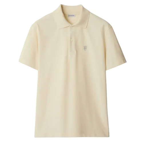 Burberry Be - Áo Polo Nam Burberry SS25 Cotton Shirt 80998831 Màu Be Size S - Vua Hàng Hiệu