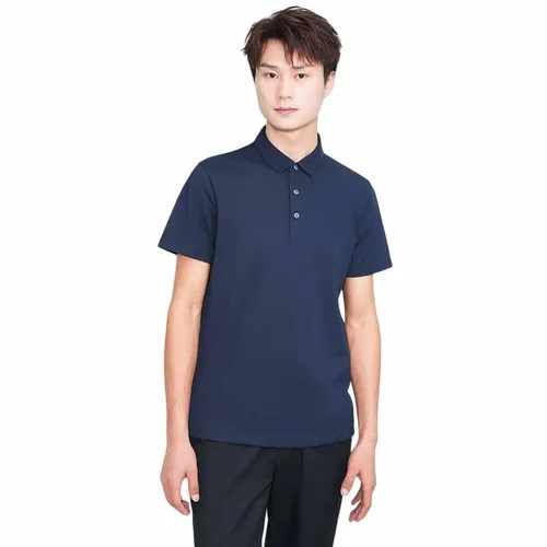 DETERMINANT Nam - Áo Polo Nam DETERMINANT P12 Polo Short Màu Xanh Navy Size S - Vua Hàng Hiệu