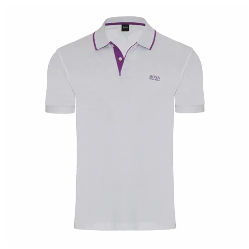 Áo Polo Nam Hugo Boss Regular Fit Polo Shirt Màu Trắng Size S