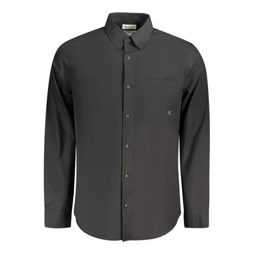 Thời trang Calvin Klein - Áo Sơ Mi Dài Tay Nam Calvin Klein LV040QM160_NEUB1 Màu Đen - Vua Hàng Hiệu