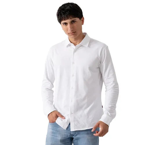 Thời trang Hugo Boss Áo sơ mi - Áo Sơ Mi Dài Tay Nam Hugo Boss 50519748MYSOFT2_BI100 Màu Trắng Size S - Vua Hàng Hiệu