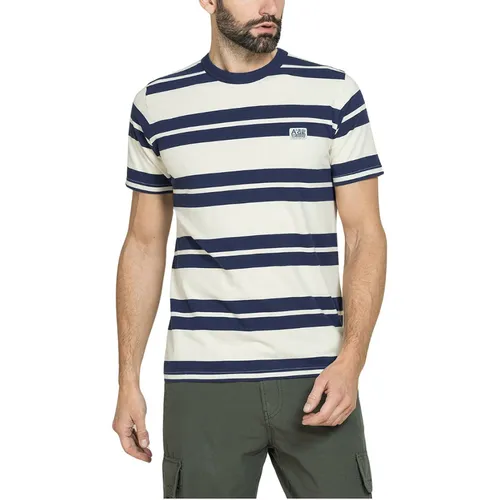 Carrera Jeans - Áo Thun Nam Carrera Jeans 801R0047R_G085 Màu Xanh Trắng Size M - Vua Hàng Hiệu