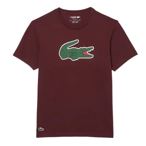 Thời trang Đỏ - Áo Thun Nam Lacoste Men's Ultra Dry Logo Sport T-Shirt TH7513 51 IDC Màu Đỏ Size 3 - Vua Hàng Hiệu