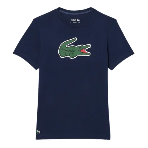 Thời trang - Áo Thun Nam Lacoste Men's Ultra Dry Logo Sport T-Shirt TH7513 51 TR1 Màu Xanh Navy Size 3 - Vua Hàng Hiệu