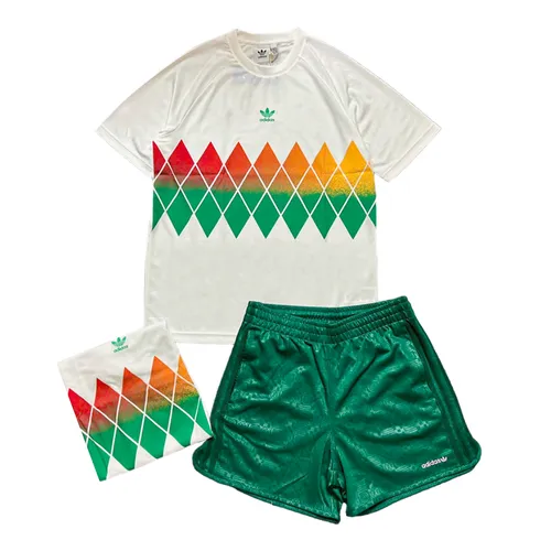 Bộ Thể Thao Nam Adidas Originals Printed Màu Trắng Xanh Size XS (Form Âu)