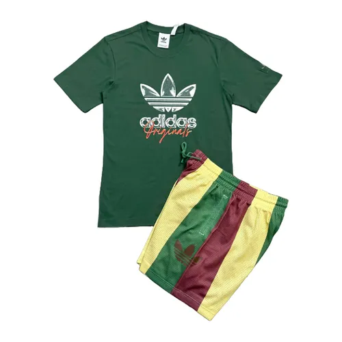 Thời trang Nam Xanh lá - Bộ Thể Thao Nam Adidas Originals Training Supply Short IS0228/IY7393 Màu Xanh Lá Size S (Form Âu) - Vua Hàng Hiệu