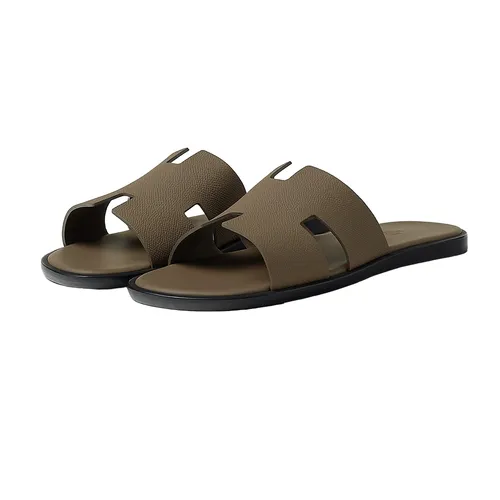 Dép Hermès Nam - Dép Nam Hermès Izmir Sandal Étoupe Màu Nâu Size 40 - Vua Hàng Hiệu
