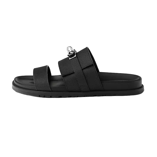 Dép Hermès Nam - Dép Nam Hermès Jackson Sandal Màu Đen Size 40 - Vua Hàng Hiệu