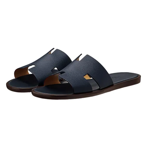 Dép Hermès Nam - Dép Nam Hermès Izmir Sandal H152415ZH11390 Màu Xanh Navy Size 40 - Vua Hàng Hiệu