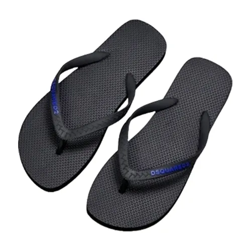 Dép Xỏ Ngón Nam Dsquared2 Flip Flop Black Màu Đen Size 41 - Dép - Vua Hàng Hiệu